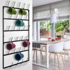 Sorbus 6-Tier Wall Mounted Metal Mug Holder Rack - Display Organizer for Coffee Mugs, Tea Cups, Mason Jars, and More – Holds 27 Mugs - 4 of 4