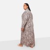 Rebdolls Women's Isha Bamboo Print Button Front Maxi Shirt Dress - 3 of 3