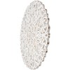 Northlight 24" Brushed Antique White Damask Round Wall Panel - image 4 of 4