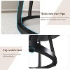 47.2" Round Dining Table for 4-6, Farmhouse Kitchen Table with Storage Shelf, Modern Wood and Metal Circle Table for Dining Room - 4 of 4
