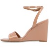 Journee Collection Womens Konna Mid Heel Wedge Sandals - 2 of 4