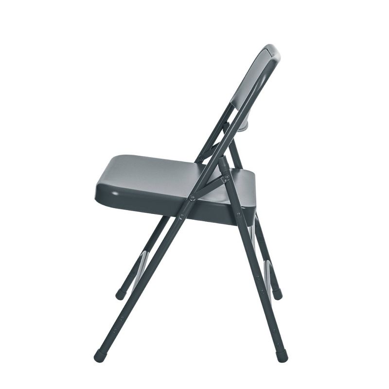 Set of 4 Deluxe All Steel Triple Brace Folding Chairs - Hampden Furnishings, 4 of 11