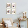 Attop 11x14 Picture Frame Set of 5, Display Pictures 8x10 with Mat or 11x14 Without Mat, Wall Gallery Photo Frames, Gold - 2 of 4