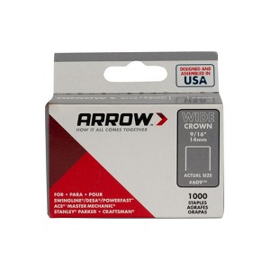 Arrow 60530 Wide Crown Staples, 5/16Inches x 1/2Inches, 1000ct - 1 of 1