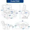 Dual Motor Infinite Position Large Power Lift Recliner Chair with Heat, 8-Point Massage, and Medium-Firm Heavy-Duty Design - 3 of 4