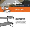 Disc-O-Bed Large Outdoor Convertible 2 Person Portable Camping Bunk Cots, Grey - 2 of 4
