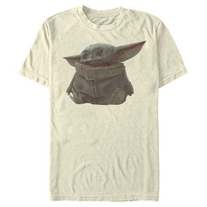 Men's Star Wars The Mandalorian The Child Portrait T-Shirt - 1 of 3