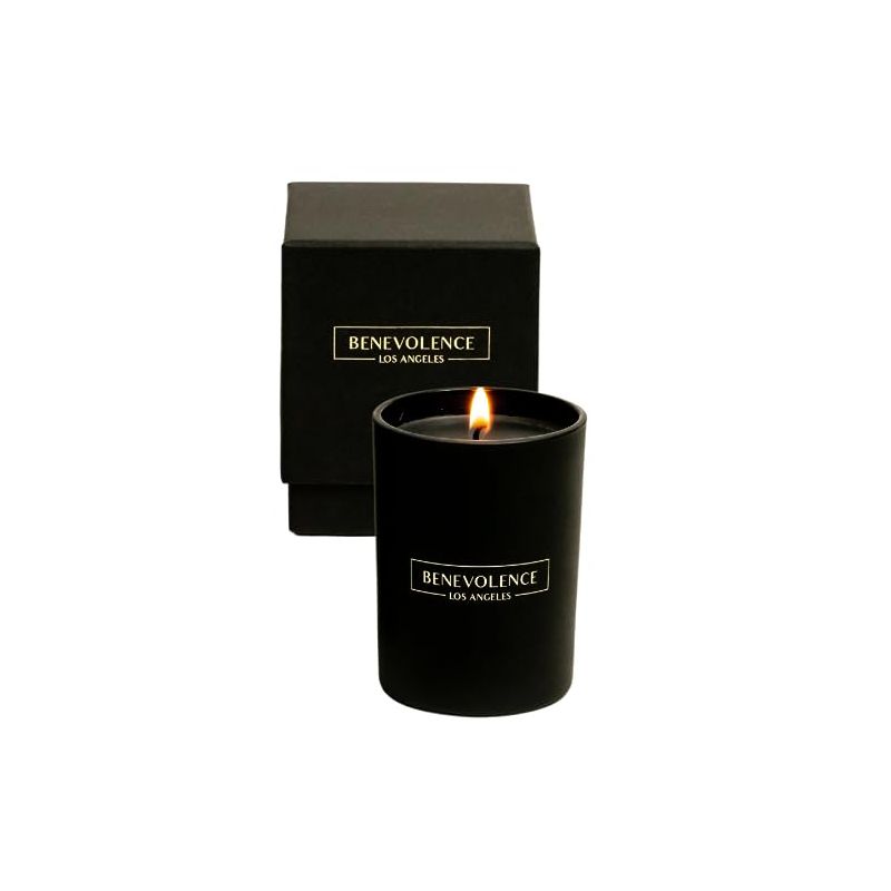 Benevolence LA  Black Wax  Scented Candle, 1 of 8