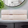 Luxury Cotton Solid Medium Weight Bath Towel Set by Blue Nile Mills - image 2 of 4