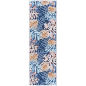 Malibu MBU841 Power Loomed Machine Washable Skid-Resistant Indoor Rugs - Safavieh - 1 of 4