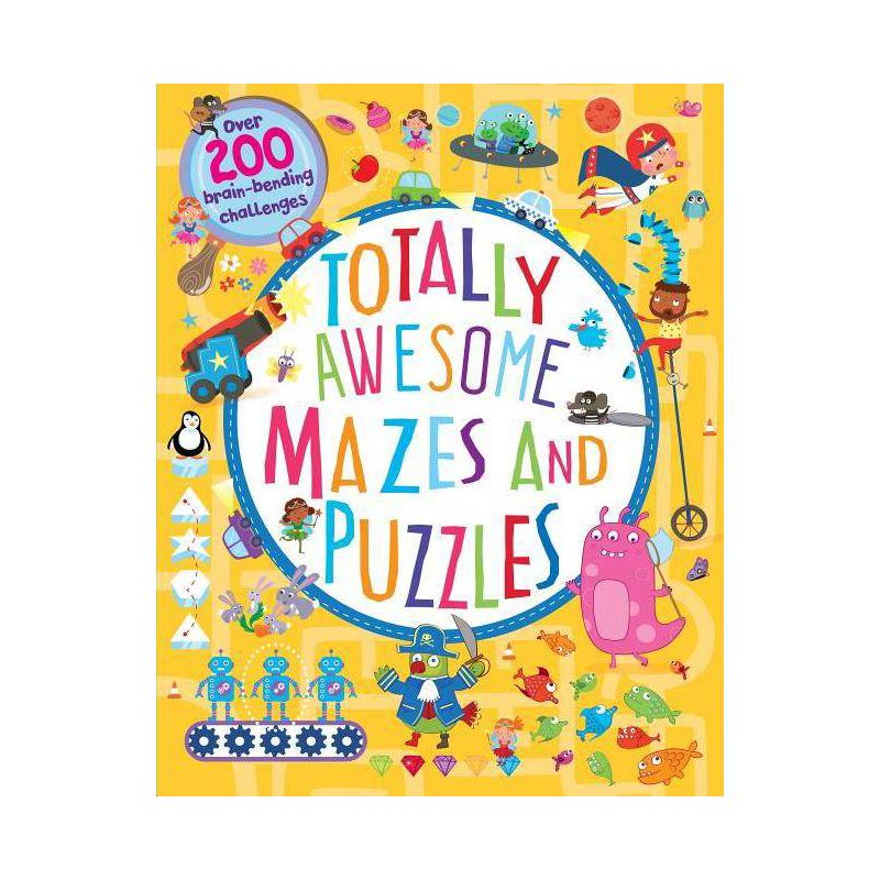 Totally Awesome Mazes and Puzzles - by  William C Potter & Becky Wilson & Parragon Books (Paperback), 1 of 2