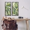 Stupell Industries Swaying Green Palms, 15" x 31" - 2 of 4