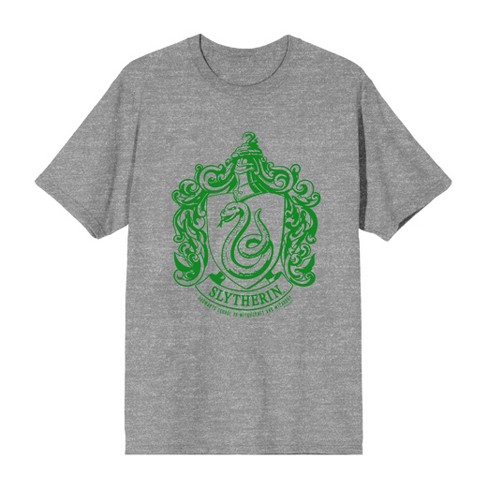 Harry Potter Slytherin Crest Crew Neck Short Sleeve Men's T-shirt-medium :  Target