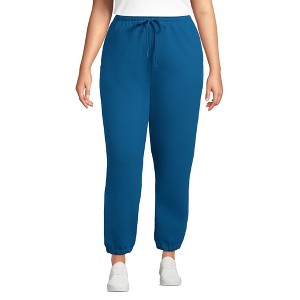 Lands' End Women's Serious Sweats High Rise Jogger Pants - 1 of 4