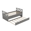 Whisen Twin Wood Multi-Functional Daybed with Drawers and Trundle - 4 of 4