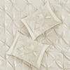 Gulches 7 Piece Tufted Comforter Set Ivory King - 4 of 4