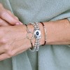 Silpada 'Celestial Bloom' Sterling Silver Blue Lapis Hematite Stretch Bracelet, 7.5" - 4 of 4