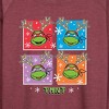 Women's - Teenage Mutant Ninja Turtles - Character Grid Lightweight French Terry Wide Neck Long Sleeve Shirt - 2 of 4
