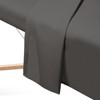 Saloniture 3-Piece Microfiber Massage Table Sheet Set, Includes Flat and Fitted Sheets with Face Cradle Cover - 3 of 4