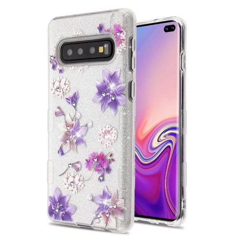 Mybat For Samsung Galaxy S10 Plus White Stargazers Tuff Glitter