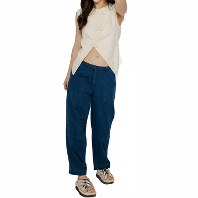 Women's Margate Relaxed Trouser Denim - BIBICO