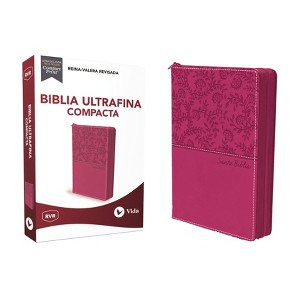 Rvr Santa Biblia Ultrafina Compacta, Leathersoft Con Cierre - by  Reina Valera Revisada (Leather Bound) - 1 of 1