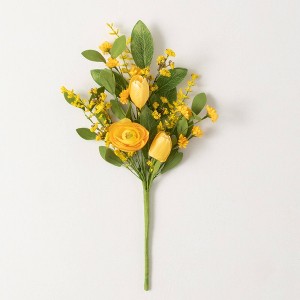 Sullivans Artificial 18" Ranunculus Pick, Yellow - 1 of 2