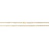 10k Tri-Color Gold 2.5mm Valentino Heart Link Chain Bracelet or Anklet - 3 of 4