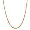 Black Bow Jewelry 4mm, 14k Yellow Gold, D/C Quadruple Rope Chain Necklace - 3 of 4