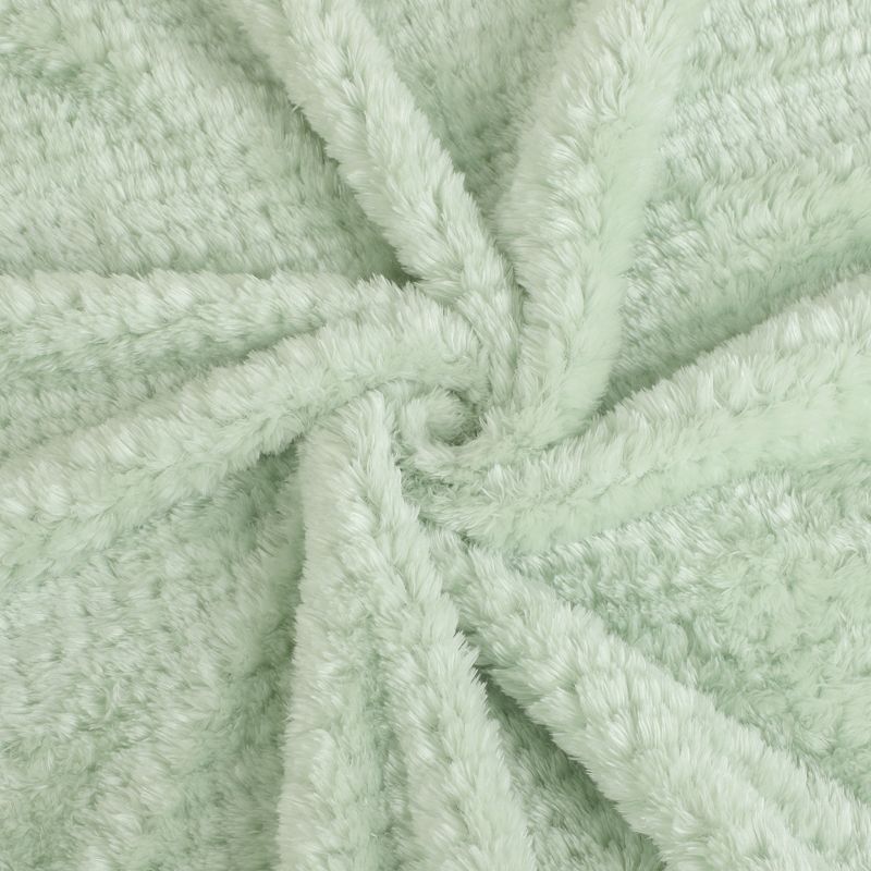 PiccoCasa Flannel Fleece Bed Blankets Fuzzy Plush Lightweight Bed Blankets, 5 of 10