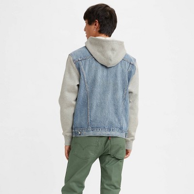 Levi's Men's Hybrid Hoodie V Trucker Jacket