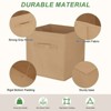 Unique Bargains Fabric Storage Bins 3 Pcs - 3 of 4