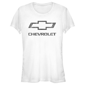 Juniors Womens General Motors Distressed Chevrolet Logo T-Shirt - 1 of 4