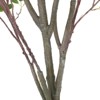 Artificial Milan Leaf Bonsai Tree for Home Office Decor Realistic Faux Plant with Oval Leaves and Textured Bark Indoor Decorative Greenery Planter - 3 of 4