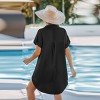 Women's Collared Front Button Mini Dress - Cupshe - 3 of 4