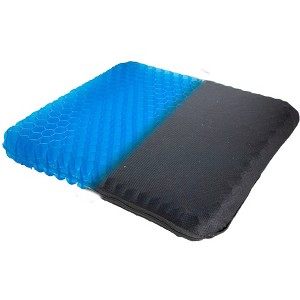 5 Star Super Deals Premium Honeycomb Cooling Gel Support Seat Cushion with Non-Slip Breathable Cover - Ergonomic & Orthopedic Designed - 1 of 4