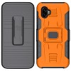 Nakedcellphone Rugged Case with Stand and Belt Clip Holster for Samsung Galaxy XCover 6 Pro Phone - 2 of 4