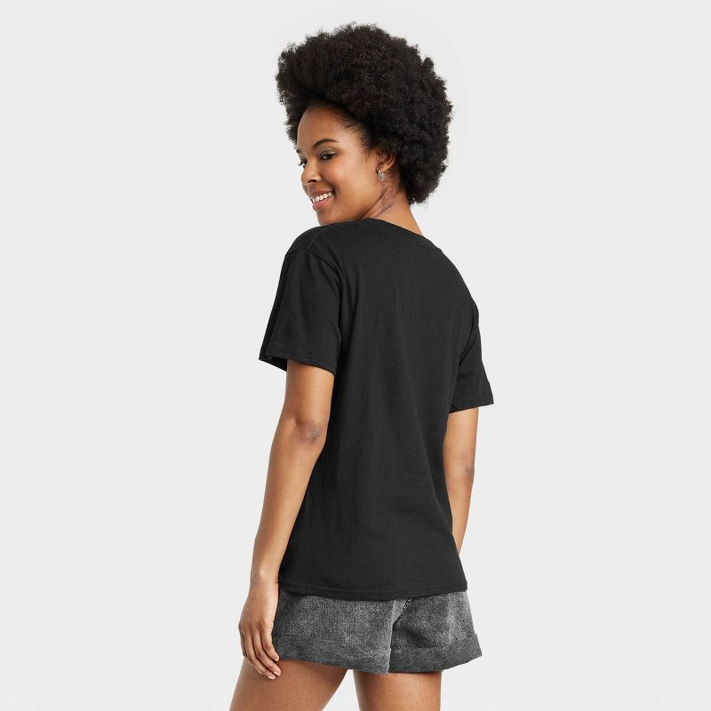Women's Biggie Smalls Short Sleeve Graphic T-Shirt - Black, 2 of 7