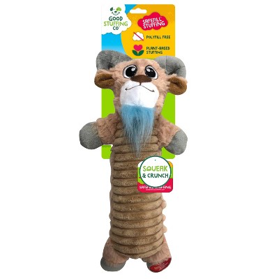 Good Stuffing Goat Dog Toy - Blue