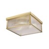 Carnaby 4-Light Flush Mount Ceiling Light - Matte Black, Damp Rated, Modern Design - 3 of 4