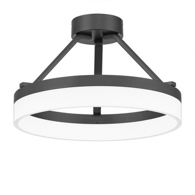 Quoizel Lighting Cohen 1 - Light Semi-Flush Mount in  Oil Rubbed Bronze