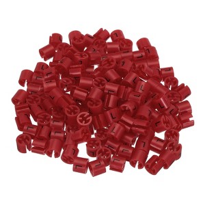 Unique Bargains Clothes Color Coding Reusable Easy to Use Hanger Markers 160 Pcs - 1 of 4