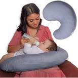 Pharmedoc Nursing Pillow for Breastfeeding, Support for Mom and Baby - Maternity Pillows - Cooling Cover