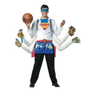 Imposta Costumes Men's Super Dad Costume Bodysuit One Size - 1 of 1