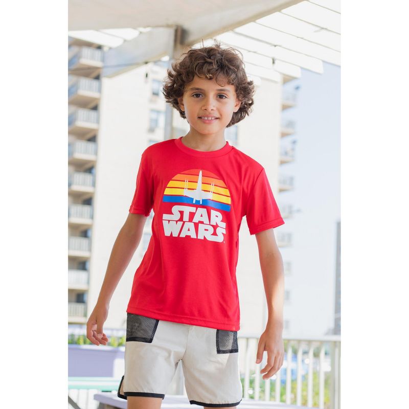 Star Wars Boba Fett Darth Vader 3 Pack T-Shirts Toddler to Big Kid, 4 of 8