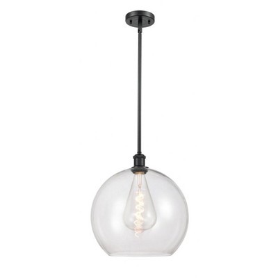 Athens - 1 Light Pendant In Industrial Style-16.38 Inches Tall and 13.75 Inches Wide