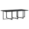 vidaXL Garden Dining Set Black, Dark Grey - 3 of 4