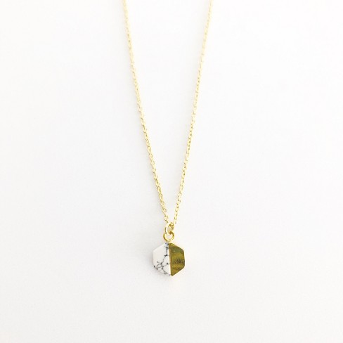 Geo deals charm necklace