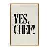 Kate & Laurel All Things Decor Sylvie Yes Chef Framed Canvas by Saint and Sailor Studios - 2 of 4