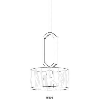 Elegant Mini Pendant Light in Polished Nickel with Glass Diffuser